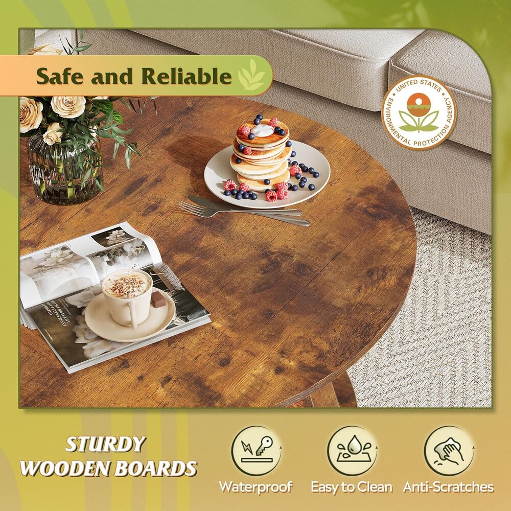 PreviousNext WLIVE Round Coffee Table