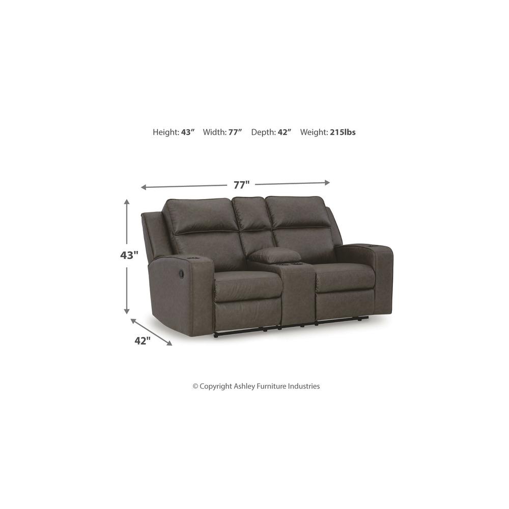 Ashley Room Solutions Luellen Dual Reclining Loveseat – Plush Living Room Seating