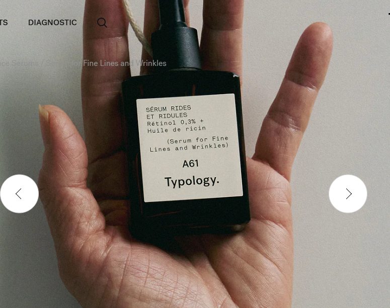 Serum for Fine Lines and Wrinkles A61 0.3% Retinol + Castor Oil