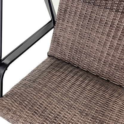 Backyard Creations® Deluxe Wicker Swing