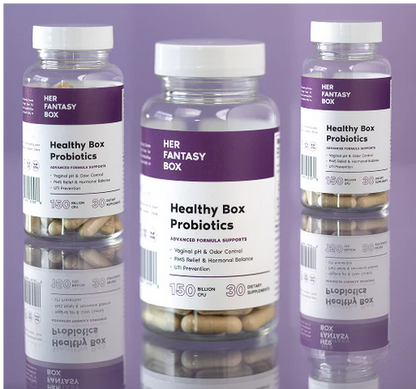 Healthy Box Probiotics for pH, Odor, Pms Relief & Uti Prevention
