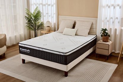 DreamCraft™ 12" Full Hybrid Mattress in a Box