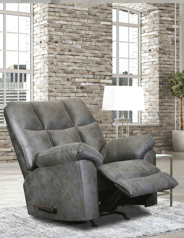 PreviousNext Southern Motion® Amos Gray Rocker Recliner