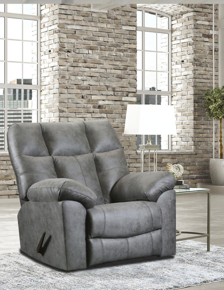 PreviousNext Southern Motion® Amos Gray Rocker Recliner