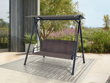Backyard Creations® Deluxe Wicker Swing