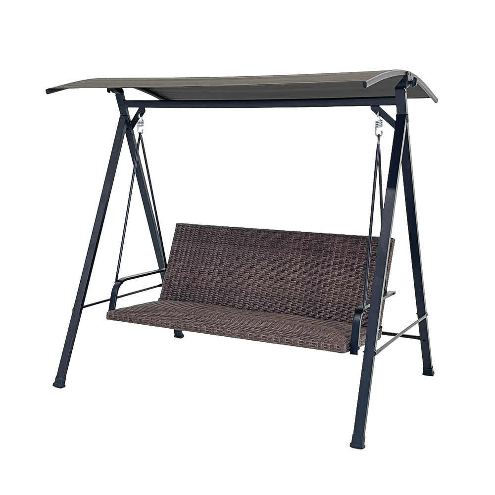 Backyard Creations® Deluxe Wicker Swing
