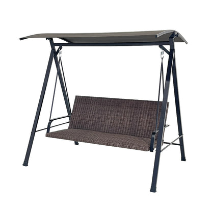 Backyard Creations® Deluxe Wicker Swing