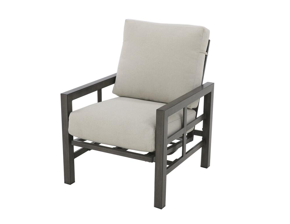 Backyard Creations® Berkley Bay Brown Deep Seating Rocking Patio Chair Set with Beige Cushions - 2 Pack