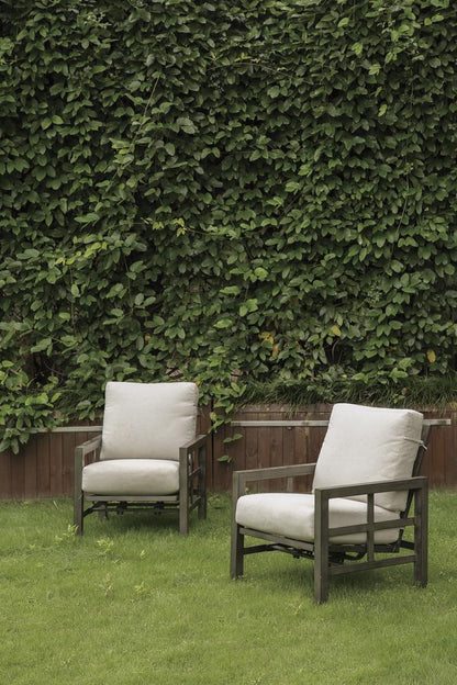Backyard Creations® Berkley Bay Brown Deep Seating Rocking Patio Chair Set with Beige Cushions - 2 Pack
