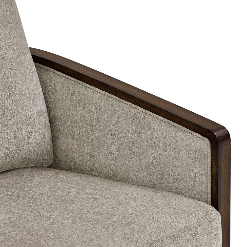 True Innovations® Kinnon Taupe Swivel Accent Chair