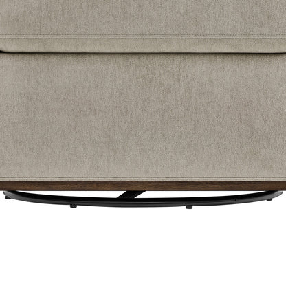 True Innovations® Kinnon Taupe Swivel Accent Chair