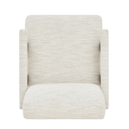 True Innovations® Callen Cream Accent Chair with Wood Trim