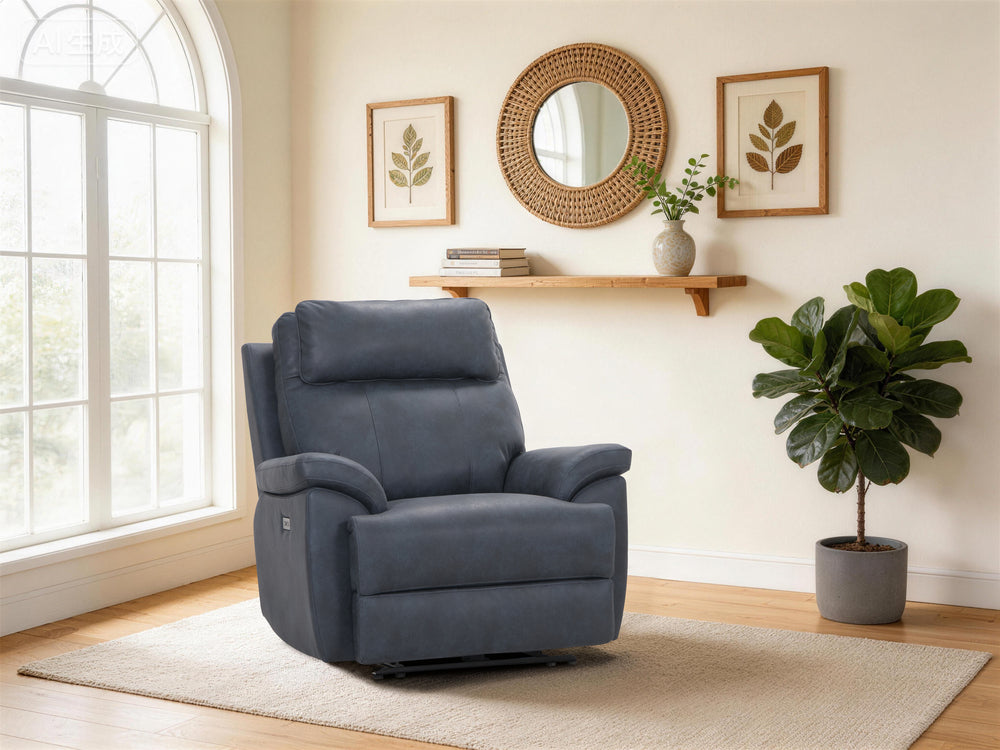 Forman Slate Oversized Power Recliner