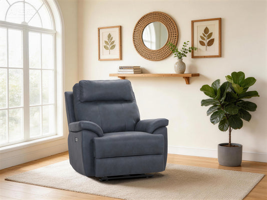 Forman Slate Oversized Power Recliner