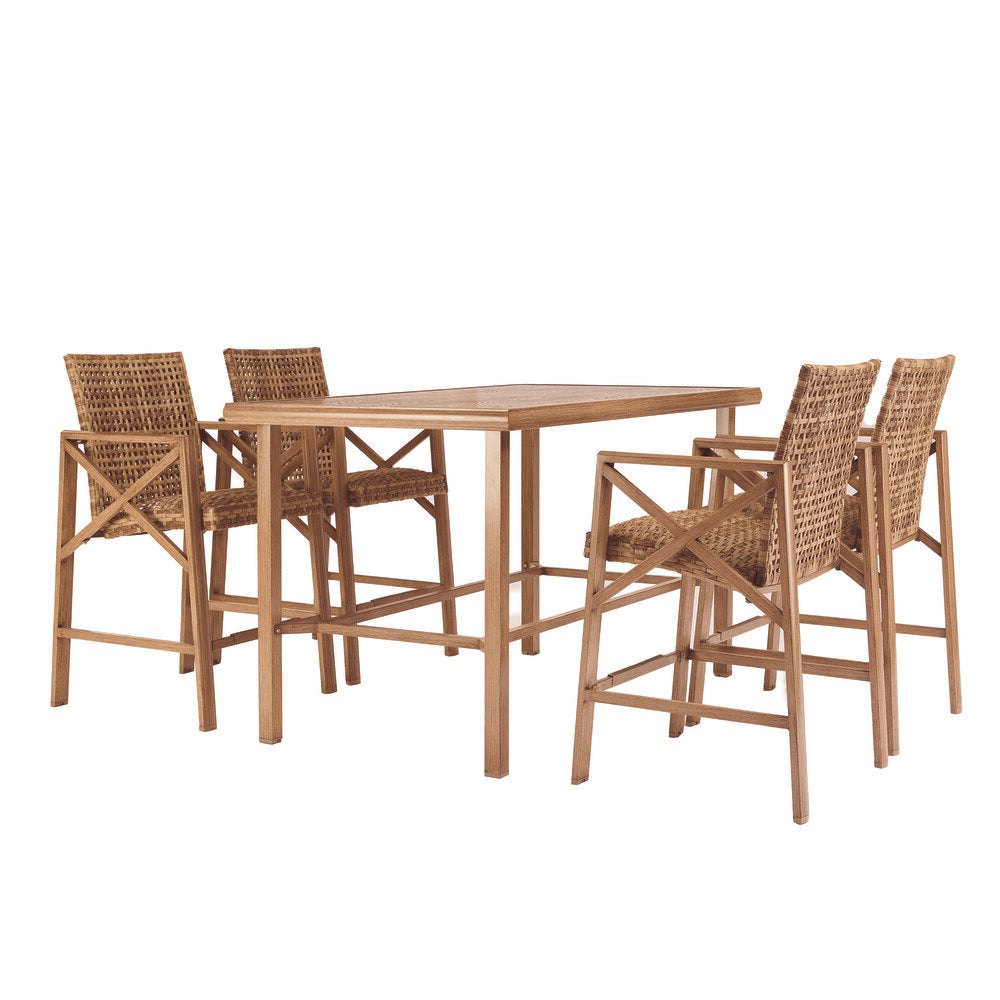 PreviousNext Backyard Creations® Yukon 5-Piece High Dining Set