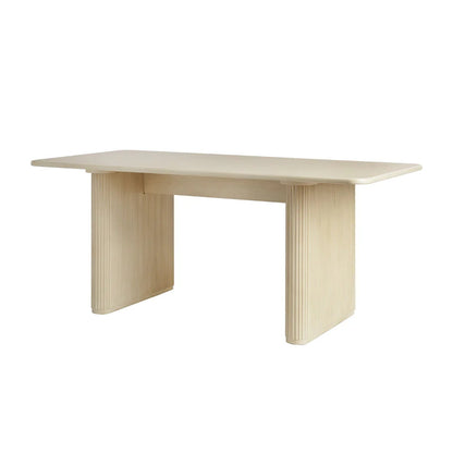 Walker Edison Reema Modern Scandinavian Dining Table – Contemporary Kitchen Table