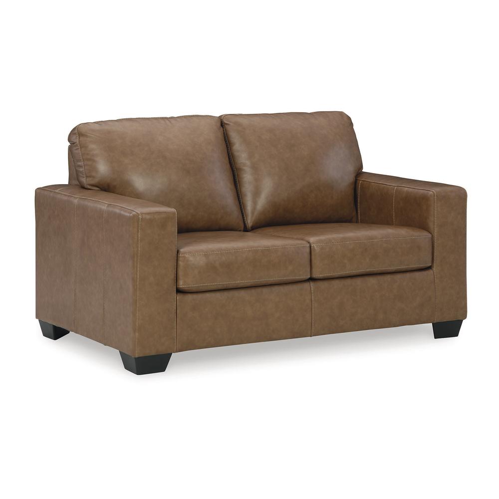 Ashley Beamer Genuine Leather Loveseat – Premium Living Room Sofa