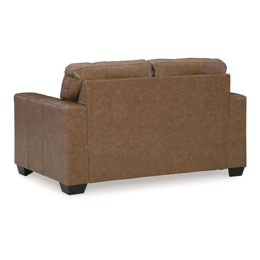 Ashley Beamer Genuine Leather Loveseat – Premium Living Room Sofa