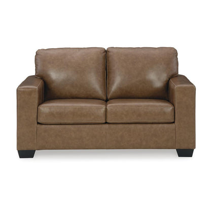 Ashley Beamer Genuine Leather Loveseat – Premium Living Room Sofa