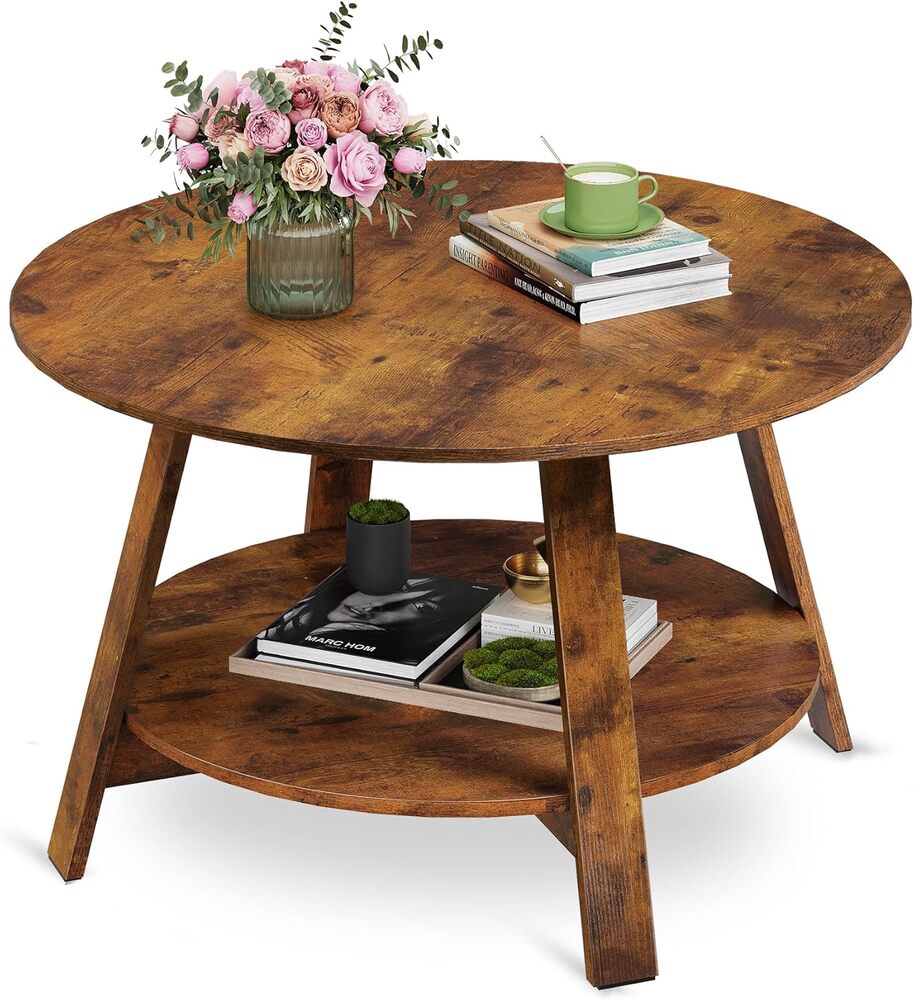 PreviousNext WLIVE Round Coffee Table