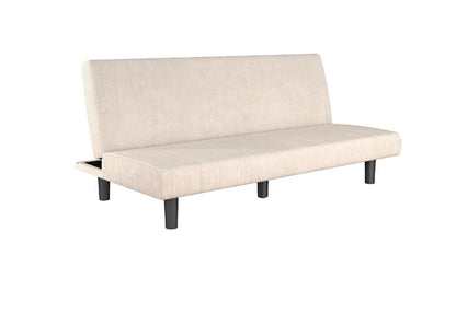 DHP DHP Kelra Armless Futon Sofa Bed – Mid-Century Corduroy Upholstery