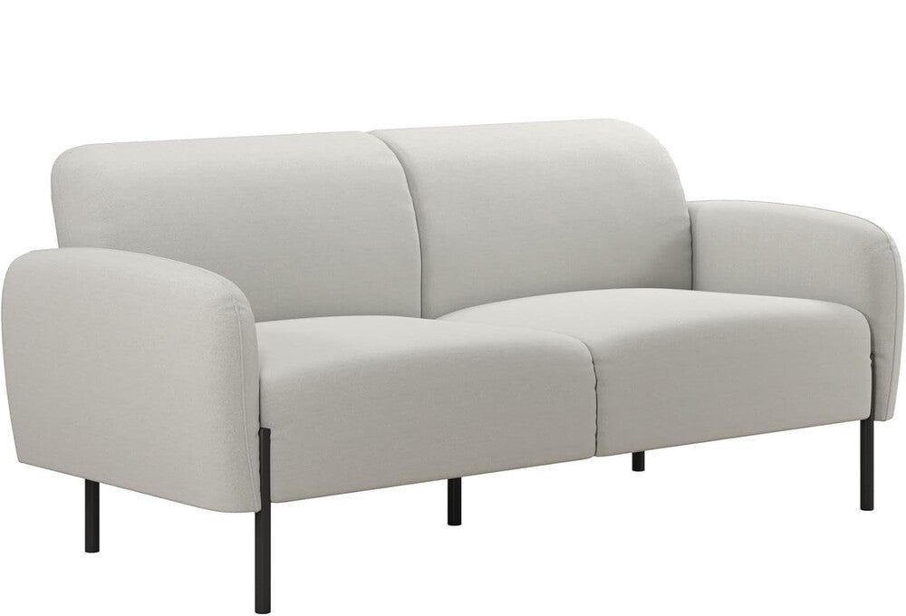 Mr. Kate Roxanne 73-1/2" Light Gray Chenille Sofa