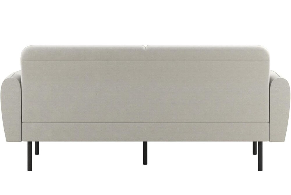 Mr. Kate Roxanne 73-1/2" Light Gray Chenille Sofa