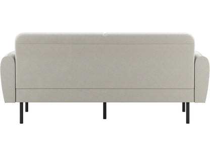 Mr. Kate Roxanne 73-1/2" Light Gray Chenille Sofa