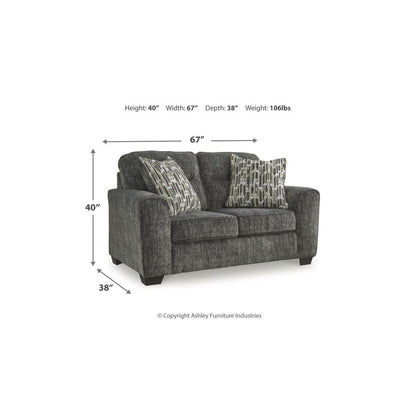 Ashley Gallier Upholstered Loveseat Sofa – Comfortable Modern Living Room Seating