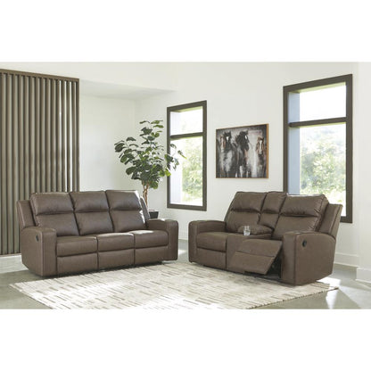 Ashley Room Solutions Luellen Dual Reclining Loveseat – Plush Living Room Seating