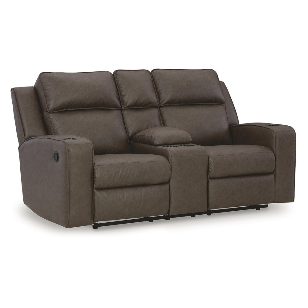 Ashley Room Solutions Luellen Dual Reclining Loveseat – Plush Living Room Seating