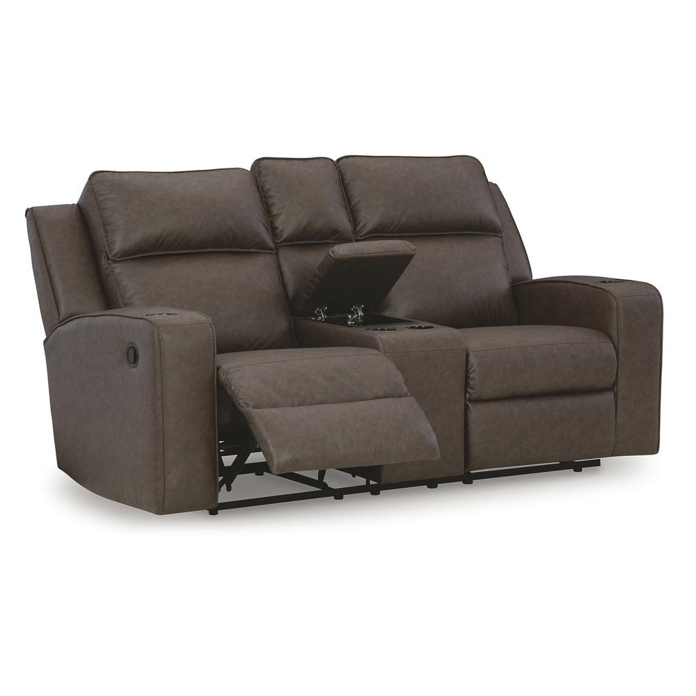 Ashley Room Solutions Luellen Dual Reclining Loveseat – Plush Living Room Seating