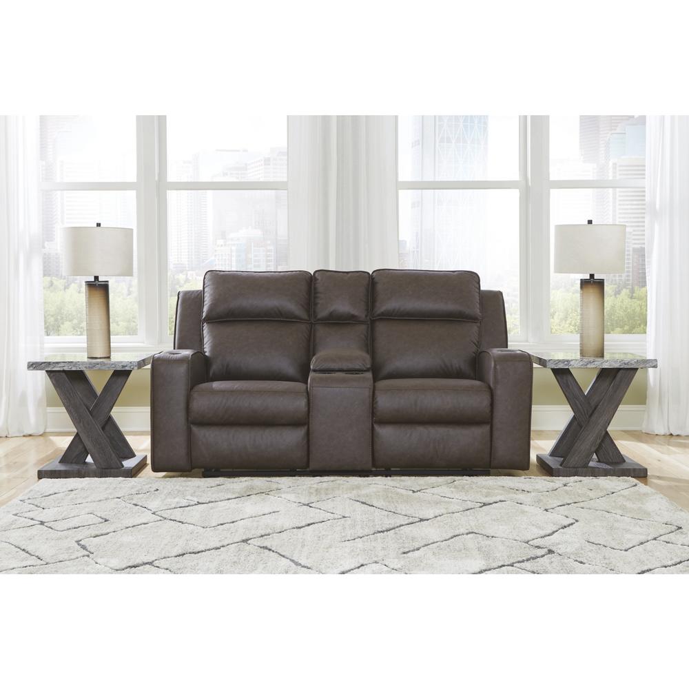 Ashley Room Solutions Luellen Dual Reclining Loveseat – Plush Living Room Seating