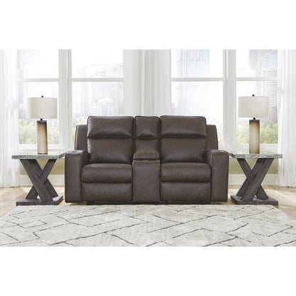 Ashley Room Solutions Luellen Dual Reclining Loveseat – Plush Living Room Seating