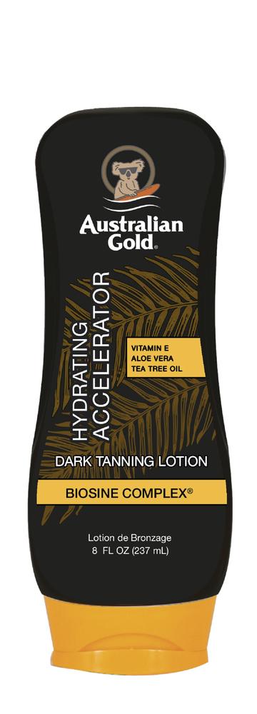 Australian Gold® Dark Tanning Accelerator Body Lotion — 8 oz, Tan Enhancing Moisturizer
