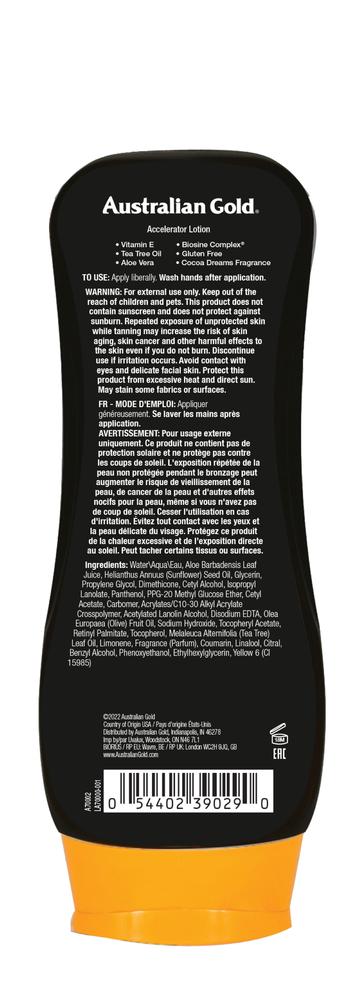 Australian Gold® Dark Tanning Accelerator Body Lotion — 8 oz, Tan Enhancing Moisturizer