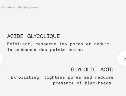 Exfoliating Toner L21 with 8% Glycolic Acid