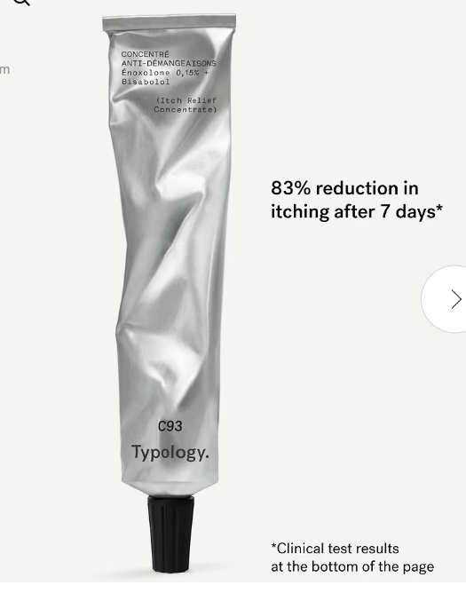 Itch Relief Cream C93 0.15% Enoxolone + Bisabolol