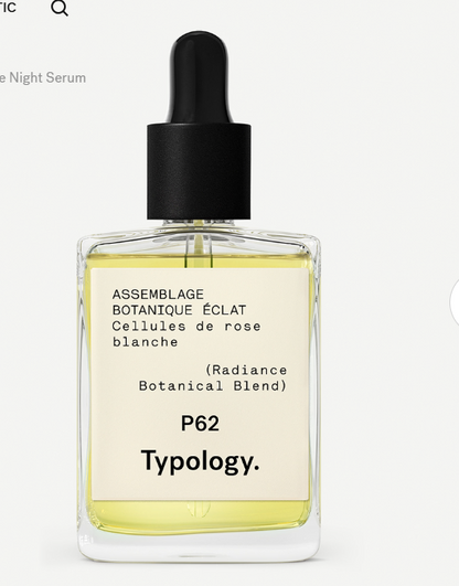 Radiance Night Serum P62 Botanical Blend with White Rose