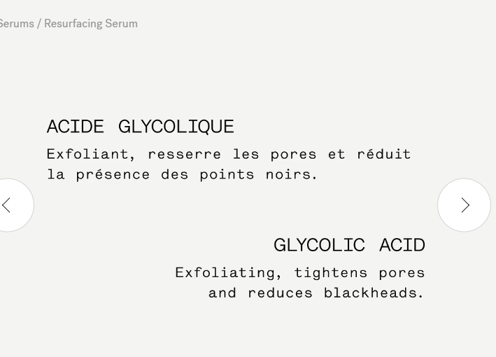 Resurfacing Serum L63 10% Glycolic Acid + Mastic Tree Extract