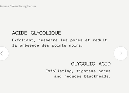 Resurfacing Serum L63 10% Glycolic Acid + Mastic Tree Extract