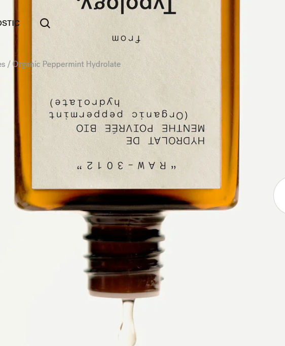 Organic Peppermint Hydrolate P22