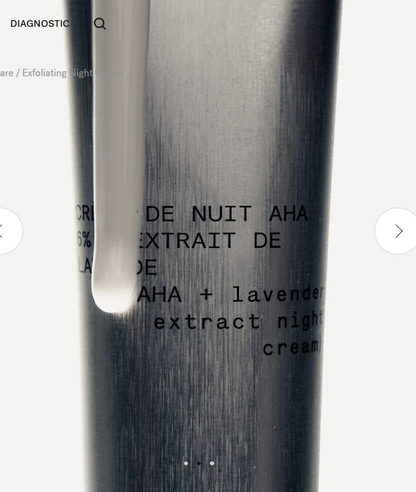 Exfoliating Night Cream L66 6% AHA + Lavender Extract