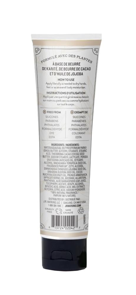 J.R. Watkins Coconut Milk & Honey Hand Lotion – Nourishing Moisturizer for Dry Hands, 3.3 oz