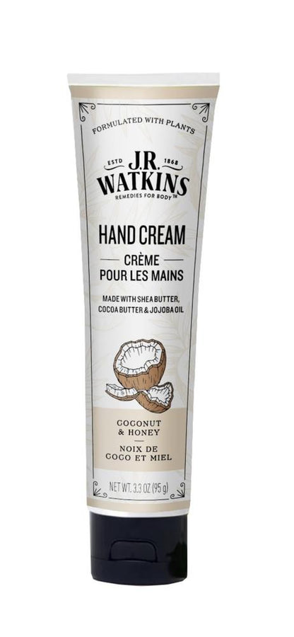 J.R. Watkins Coconut Milk & Honey Hand Lotion – Nourishing Moisturizer for Dry Hands, 3.3 oz