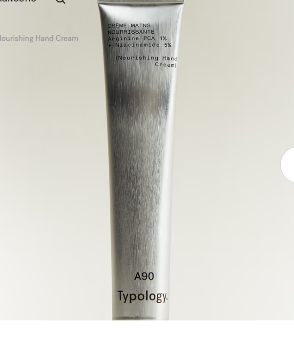 Nourishing Hand Cream A90 1% Arginine PCA + 5% Niacinamide