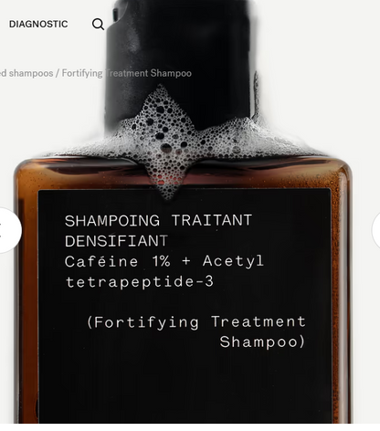 Fortifying Treatment Shampoo R13 1% Caffeine + Acety Tetrapeptide-3