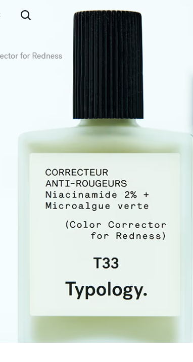 Color Corrector for Redness T33 2% Niacinamide + Green Seaweed Extract