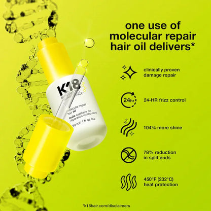 K18 Biomimetic Hairscience  Molecular Repair Hair Oil