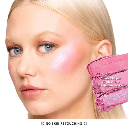 ONE/SIZE by Patrick Starrr  Cheek Clapper 3D Blush Trio Palette